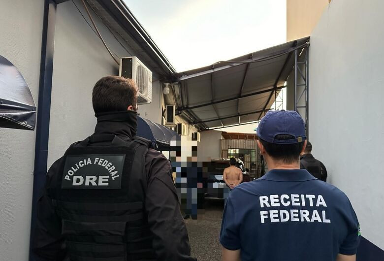 Na ação de hoje foram cumpridos um mandado de prisão preventiva e cinco de busca e apreensão, em Dourados, Ponta Porã e São Paulo; Foto: Polícia Federal
