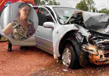 Idosa morre após acidente entre carro e caminhonete na BR-376
