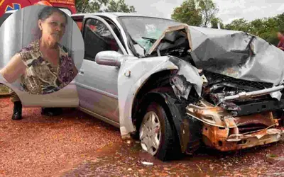 Idosa morre após acidente entre carro e caminhonete na BR-376