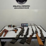 EM DUAS AÇÕES, POLÍCIA MILITAR APREENDE 14 ARMAS EM NOVA ALVORADA DO SUL