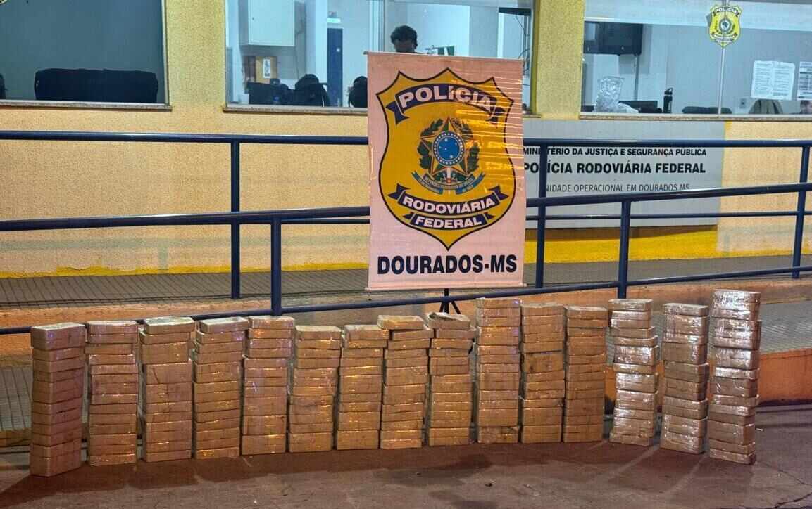 PRF apreende cocaína avaliada em mais de R$ 5 milhões na BR-163